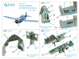 1/72 QUINTA STUDIO F4F-4 Wildcat 3D-Printed Interior (for Arma Hobby) 72115