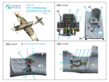 1/72 QUINTA STUDIO P-40B 3D-Printed Interior (for Airfix) 72133