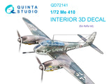 1/72 Quinta Studio Me 410 3D-Printed Interior (for Airfix kit) 72141
