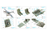 1/72 Quinta Studio Me 410 3D-Printed Interior (for Airfix kit) 72141
