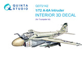 1/72 Quinta Studio A-6A Intruder 3D-Printed Interior (for Trumpeter kit) 72142