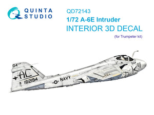 1/72 Quinta Studio A-6E Intruder 3D-Printed Interior (for Trumpeter kit) 72143