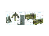 1/72 QUINTA STUDIO F6F-3 Hellcat 3D-Printed Interior (for Eduard) 72147