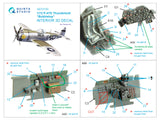 1/72 QUINTA STUDIO P-47D Thunderbolt  Bubbletop 3D-Printed Interior (for Tamiya) 72153