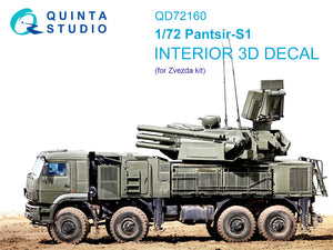 1/35 Quinta Studio Pantsir-S1 3D-Printed Interior (for Zvezda kits) 72160