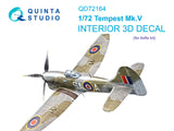 1/72 QUINTA STUDIO Tempest Mk.V 3D-Printed Interior (for Airfix) 72164