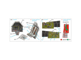 1/72 QUINTA STUDIO P-51D early 3D-Printed Interior (for Eduard) 72181