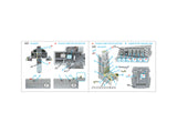 1/72 Quinta Studio F-15C Early/J Early 3D-Printed Interior (for Fine Molds kit) 72186