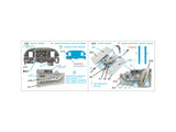 1/72 Quinta Studio Yak-1 3D-Printed Interior (for Zvezda) 72203