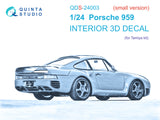 1/24 Quinta Studio Porsche 959 3D-Printed Interior Instruments Only Set (for Tamiya kits) QDS 24003
