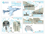 1/32 Quinta Studio Harrier II AV-8B Late 3D-Printed Panel Only Kit (for Trumpeter kit) QDS 32194