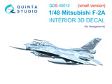 1/48 Quinta Studio Mitsubishi F-2A 3D-Printed Interior (for Hasegawa kit) QDS 48012