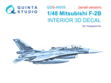 1/48 Mitsubishi F-2B 3D-Printed Panels Only (for Hasegawa kits) QDS 48059