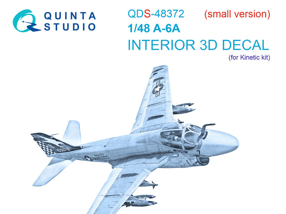 1/48 Quinta Studio A-6A 3D-Printed Panels Only (for Kinetic kit) QDS 48372