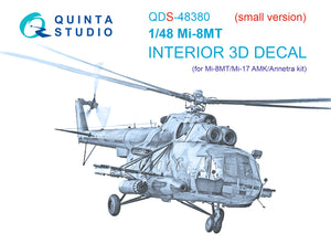 1/48 Quinta Studio Mi-8MT 3D-Printed Panels Only Kit (for AMK kit) QDS 48380