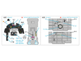 1/48 Quinta Studio Macchi C.205 Veltro Late 3D-Printed Panel Only Set (Hasegawa/Eduard) QDS 48391