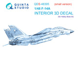 1/48 Quinta Studio F-14A 3D-Printed Panels Only (for Hobby Boss kit) QDS 48395