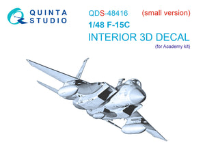 1/48 Quinta Studio F-15c 3D-Printed Panel Only set (for Academy kit) QDS 48416