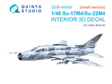 1/48 Quinta Studio Su-17M4/22M4 3D-Printed Panels Only (for Hobby Boss kit) QDS 48480