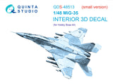 1/48 Quinta Studio MiG-35 panel only set 3D-Printed (for Hobby Boss kit) QDS 48513