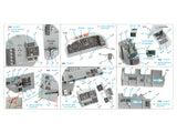 1/48 Quinta Studio B-17G 3D-Printed Panels Only (HK models, Eduard) QDS 48561