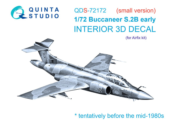 1/72 Quinta Studio Blackburn Buccanneer S.2B Early 3D-Printed Panel Only (for Airfix kit) QDS 72172