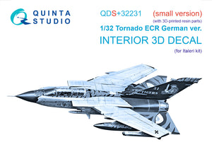 1/32 Quinta Studio Tornado ECR German 3D-Printed Panels Only Set (Italeri) (with 3D-printed resin parts) QDS+32231