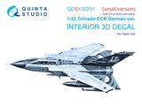 1/32 Quinta Studio Tornado ECR German 3D-Printed Panels Only Set (Italeri) (with 3D-printed resin parts) QDS+32231