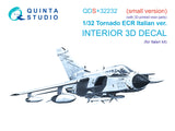 1/32 Quinta Studio Tornado ECR Italian 3D-Printed Panels Only Set (Italeri) (with 3D-printed resin parts) QDS+32232