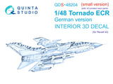 1/48 Quinta Studio Tornado ECR German 3D-Printed Panels Only Set (for Revell kit) (with 3D-printed resin parts) QDS+48204