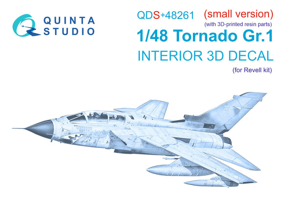 1/48 Quinta Studio Tornado GR.1 3D-Printed Panels Only Set (for Revell kit) (with 3D-printed resin parts) QDS+48261