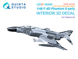 1/48 Quinta Studio F-4D Early Phantom II 3D-Printed Panels Only (for Academy kit) QDS+48488