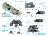 1/48 Quinta Studio F-4D Early Phantom II 3D-Printed Panels Only (for Academy kit) QDS+48488