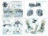 1/32 Quinta Studio Tornado IDS German 3D-Printed Interior (Italeri) (with 3D-printed resin parts) QD+32229