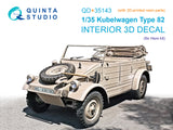 1/35 Quinta Studio Kubelwagen Type 82 3D-Printed Panels with Resin (Hero) QD+ 35143