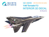 1/48 Quinta Studio Tornado F.3 3D-Printed Interior (for Revell kit) (with 3D-printed resin parts) QD+48058