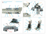1/48 Quinta Studio Tornado F.3 3D-Printed Interior (for Revell kit) (with 3D-printed resin parts) QD+48058