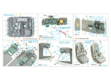 1/48 Quinta Studio Ka-27PL Military version 3D-Printed Interior Plus Set (Hobby Boss) (with 3D-printed resin parts) QD+ 48357