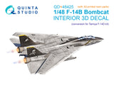 1/48 Quinta Studio F-14B 3D-Printed Interior (for Tamiya kit) QD+ 48425