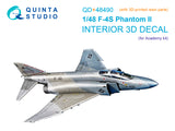 1/48 Quinta Studio F-4S Phantom II 3D-Printed Interior (for Academy kit) QD+48490