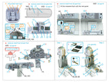 1/48 Quinta Studio Tornado IDS 3D-Printed Interior (for Italeri kit) (with 3D-printed resin parts) QD+ 48518