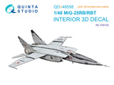 1/48 Quinta Studio MiG-25RB/MiG-25RBT 3D-Printed Interior (with 3D-printed resin parts) (ICM kit) QD+ 48558