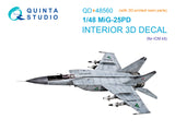 1/48 Quinta Studio MiG-25PD 3D-Printed Interior (with 3D-printed resin parts) (ICM kit) QD+ 48560