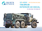 1/48 Quinta Studio APA-5D 3D-Printed Interior (KittyHawk/Zimi model) (with 3D-printed resin parts) QD+48569