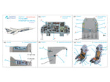 1/72 Quinta Studio Su-24MR 3D-Printed Interior w/3D Resin parts (Zvezda) QD+ 72117