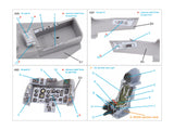 1/72 Quinta Studio MiG-29 9-13 3D-Printed Interior w/3D Resin parts (Zvezda) QD+ 72150