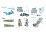 1/72 Quinta Studio Su-34 3D-Printed Interior w/3D Printed Parts (Trumpeter) QD+ 72157