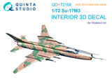 1/72 Quinta Studio Su-17M3 3D-Printed Interior w/3D Resin parts (Modelsvit) QD+ 72168