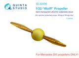 1/32 Quinta Studio Wolff Propeller Decals (WNW) QL-32006