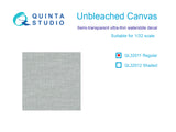 1/32 Quinta Studio Unbleached Canvas, Regular, Semi Transparent Decals QL-32011